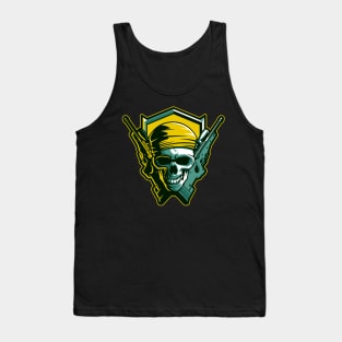 Sniper Skull Tank Top